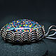 Dragon Egg. Pendant with laboratory opals in copper wire, Pendant, Kamensk-Uralsky,  Фото №1