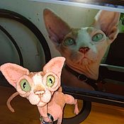 Куклы и игрушки handmade. Livemaster - original item Sphinx - tinted photo of your cat. Handmade.