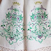 Рушник на икону 1090 Рушник с вышивкой Полевые цветы Пасхальный рушник