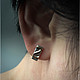 Enter initials - Personalized jewelry, Stud earrings, Almaty,  Фото №1