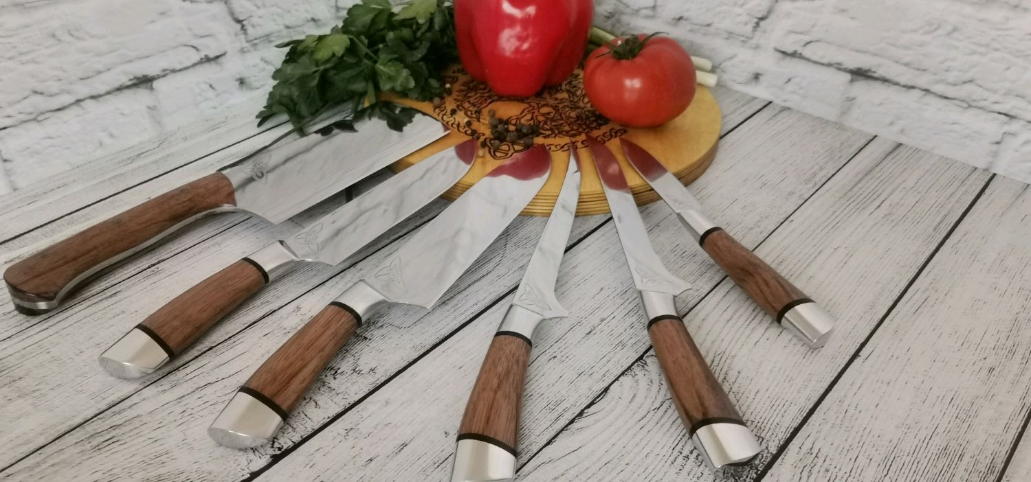 Кухонные ножи: Набор кухонных ножей ручной работы в интернет-магазине ...