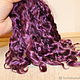 Hair for dolls is natural. ( Violet). Doll hair. Hair and everything for dolls. My Livemaster. Фото №4