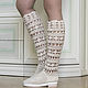 boots: ' Inna'. High Boots. KnittedBoots. My Livemaster. Фото №4