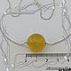 Pendant 'Amber BALL-choker' silver 925, gold 585, amber. VIDEO. Pendants. MaksimJewelryStudio. My Livemaster. Фото №6