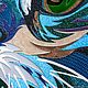  Радужный Кот. картина на стекле кошка кот синий. Витражи. Стеклянное Дерево. Ярмарка Мастеров.  Фото №5