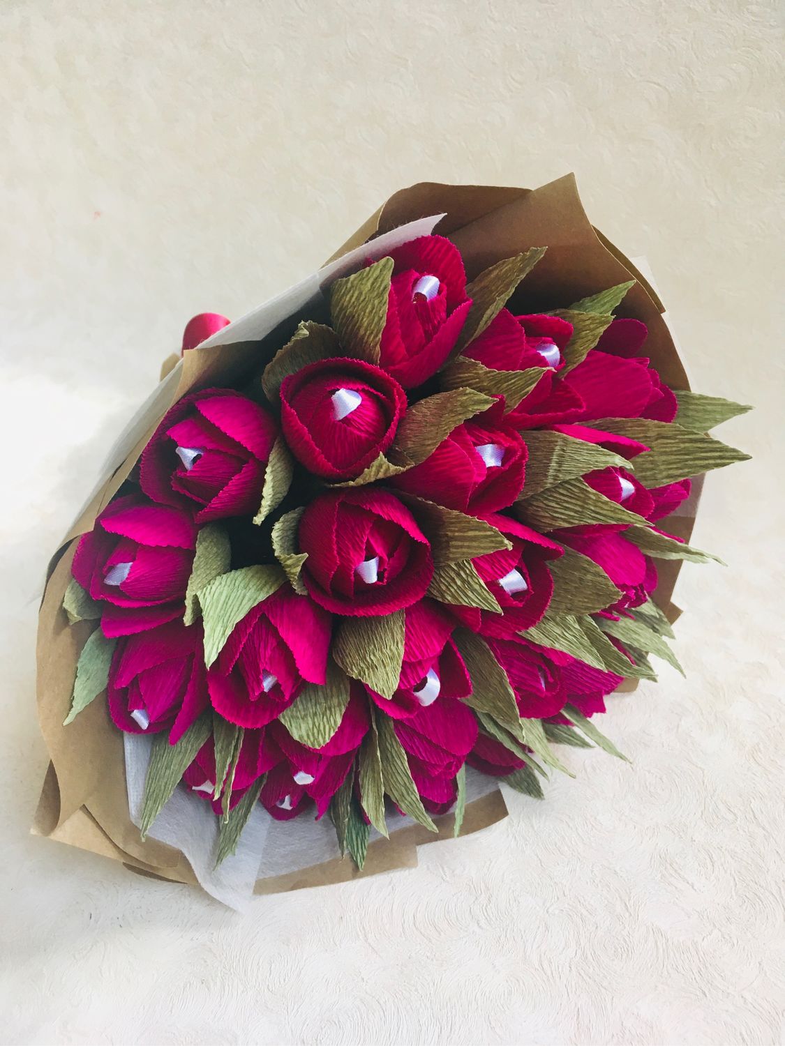 Букет «Лиловые тюльпаны» в интернет-магазине на Ярмарке Мастеров ...