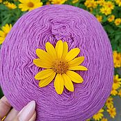 Материалы для творчества handmade. Livemaster - original item Yarn for knitting color DUSTY ROSE Yarn made from a mixture of wool and down. Handmade.