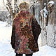 Order Felted coat coat 'Wild Beast'. silk wool. Livemaster. . Coats Фото №3
