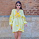 Yellow Dress Boho Chic Dress Embroidered Vyshyvanka Dress. Dresses. 'Viva'. Online shopping on My Livemaster.  Фото №2