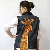 Одежда handmade. Livemaster - original item Felted vest 
