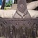 Подвесное кресло- шатер "Шоколад". Кресла. Оксана Макраме узелочки (macrame-uzelochki). Ярмарка Мастеров.  Фото №5