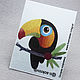 Felt Pattern for Toucan Brooch. Embroidery kits. agraf. My Livemaster. Фото №5