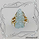 Vintage - Vintage ring 925 sterling silver, aquamarine crystal. Rings. MaksimJewelryStudio. Online shopping on My Livemaster.  Фото №2