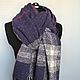 Order Plaid woven tweed scarf. Tatiana Titareva (TatianaTitareva). Livemaster. . Scarves Фото №3