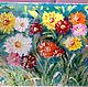 Colorful daisies(canvas on stretcher!), Pictures, Moscow,  Фото №1
