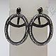 Order A copy of the product is the basis for earrings, insert 18 by 25 mm, silvering. Russia filigree - findings. Livemaster. . Blanks for jewelry Фото №3