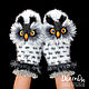 Polar Owl Mittens-2. Mittens. 2sovy. Online shopping on My Livemaster.  Фото №2