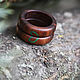 Copy of Copy of Wooden rings with turquoise. Rings. The Tree of Life. Online shopping on My Livemaster.  Фото №2