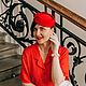 Шляпка Таблетка из бархата с вуалью в стиле 50-х. Family hats, Шляпы, Санкт-Петербург,  Фото №1