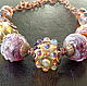 Parisienne necklace lampwork. Necklace. Lyudmila DemidoVa jewelry from glas. Online shopping on My Livemaster.  Фото №2
