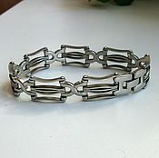 Винтаж handmade. Livemaster - original item Bracelet of steel. Handmade.