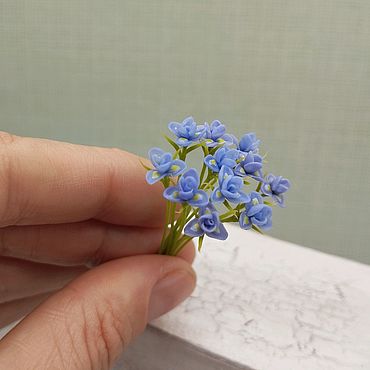 Куклы и игрушки ручной работы. Ярмарка Мастеров - ручная работа Миниатюра 1:12 Ирисы (1шт). Handmade.