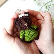 Куклы и игрушки handmade. Livemaster - original item Mishka Tishka. Knitted mini toy.. Handmade.