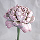 Order Ceramic peony on a stalk Pink. Elena Zaychenko - Lenzay Ceramics. Livemaster. . Aromatic diffusers Фото №3