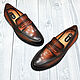Order Loafers made of genuine leather, 100% handmade, custom made!. SHOES&BAGS. Livemaster. . Loafers Фото №3