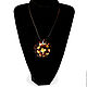 amber flower pendant natural stone necklace jewelry amber. Pendant. BalticAmberJewelryRu Tatyana. Online shopping on My Livemaster.  Фото №2