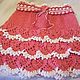 Order SKIRT with ruffle White rose knit summer. Gala Devi (crochet design). Livemaster. . Skirts Фото №3