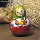 Tumbler Alenka Chicken Painting oil 9cm. Dolls1. KapustinaArt. Online shopping on My Livemaster.  Фото №2