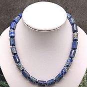 Работы для детей, handmade. Livemaster - original item Natural lapis lazuli large beads. Handmade.