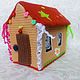 Knitted house game collapsible. For finger theatre. Doll houses. sunnytoys-gifts. Online shopping on My Livemaster.  Фото №2