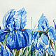 Картина акварелью "Голубое настроение", Картины, Ставрополь,  Фото №1