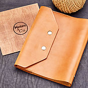 Канцелярские товары handmade. Livemaster - original item Leather diary handmade. Handmade.