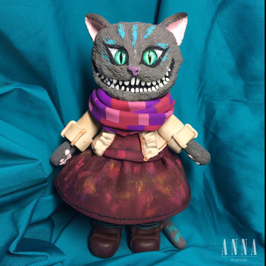 Создание массивной игрушки чеширского кота