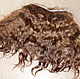 Tress for doll hair (intense brown) of the Angora goat breed hand-made Hair for the dolls Curls Curls for doll Hair for dolls to buy Handmade Fair Masters
