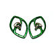 Gold earrings 'Magister' white gold, titanium, emeralds. Earrings. Jewelry Laboratory Alter Ego. My Livemaster. Фото №4