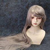 Субкультуры handmade. Livemaster - original item Long grey wig. Handmade.