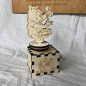 Подарки к праздникам handmade. Livemaster - original item Winnie the Pooh Music Box Winnie-the-Pooh. Handmade.