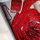 Бриолеты Красные. Бусины. SilverBranch_Shop. Ярмарка Мастеров.  Фото №5