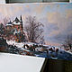 The painting 'Winter landscape' copy. Pictures. Gallery Art (galleryart). My Livemaster. Фото №4