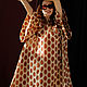 Эксклюзивное платье свободного кроя в горох. Платья. Polina Benefit. Ярмарка Мастеров.  Фото №6