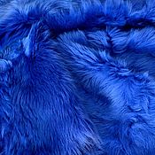 Материалы для творчества handmade. Livemaster - original item Natural fur with long pile-Bright blue Tuscany (set). Handmade.