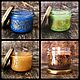 Soy candle in a jar with a floral pattern. Candles. CandesPhoenix. Online shopping on My Livemaster.  Фото №2