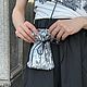 Заказать Сумочка-мешочек с серебряными пайетками. Helen-accessories. Ярмарка Мастеров. . Сумка-мешок Фото №3