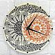 Mandala Sun and Moon Wall Clock, silent, Watch, Akhtyrsky,  Фото №1