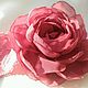 Dark pink rose for girls. Children\'s tiaras. Alla Flowers. Online shopping on My Livemaster.  Фото №2