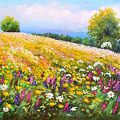Картина весна Картина цветы Весенняя картина Одуванчики